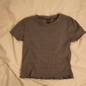 Grey waffle top